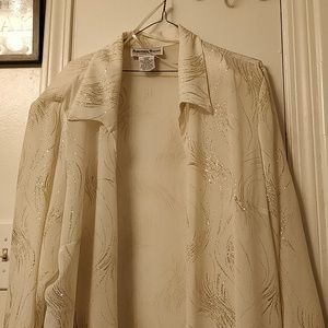 Very long sheer jacket